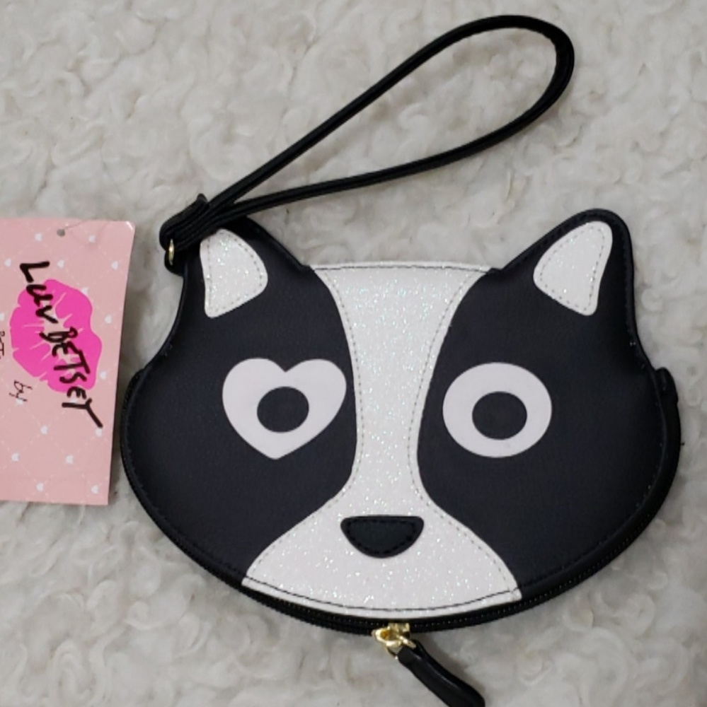 Betsey Johnson wristlet/ coin purse